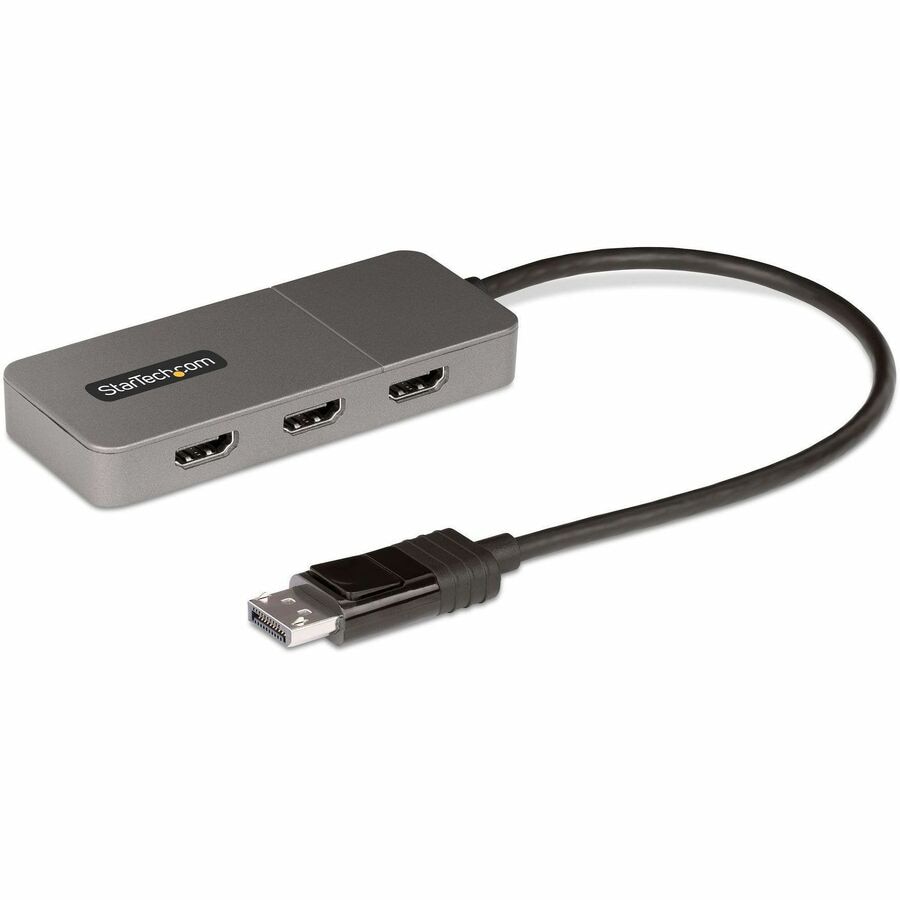 StarTech.com 3-Port MST Hub, DisplayPort to Triple 4K 60Hz HDMI Monitors, DP 1.4 Multi-Monitor Adapter, Windows Only