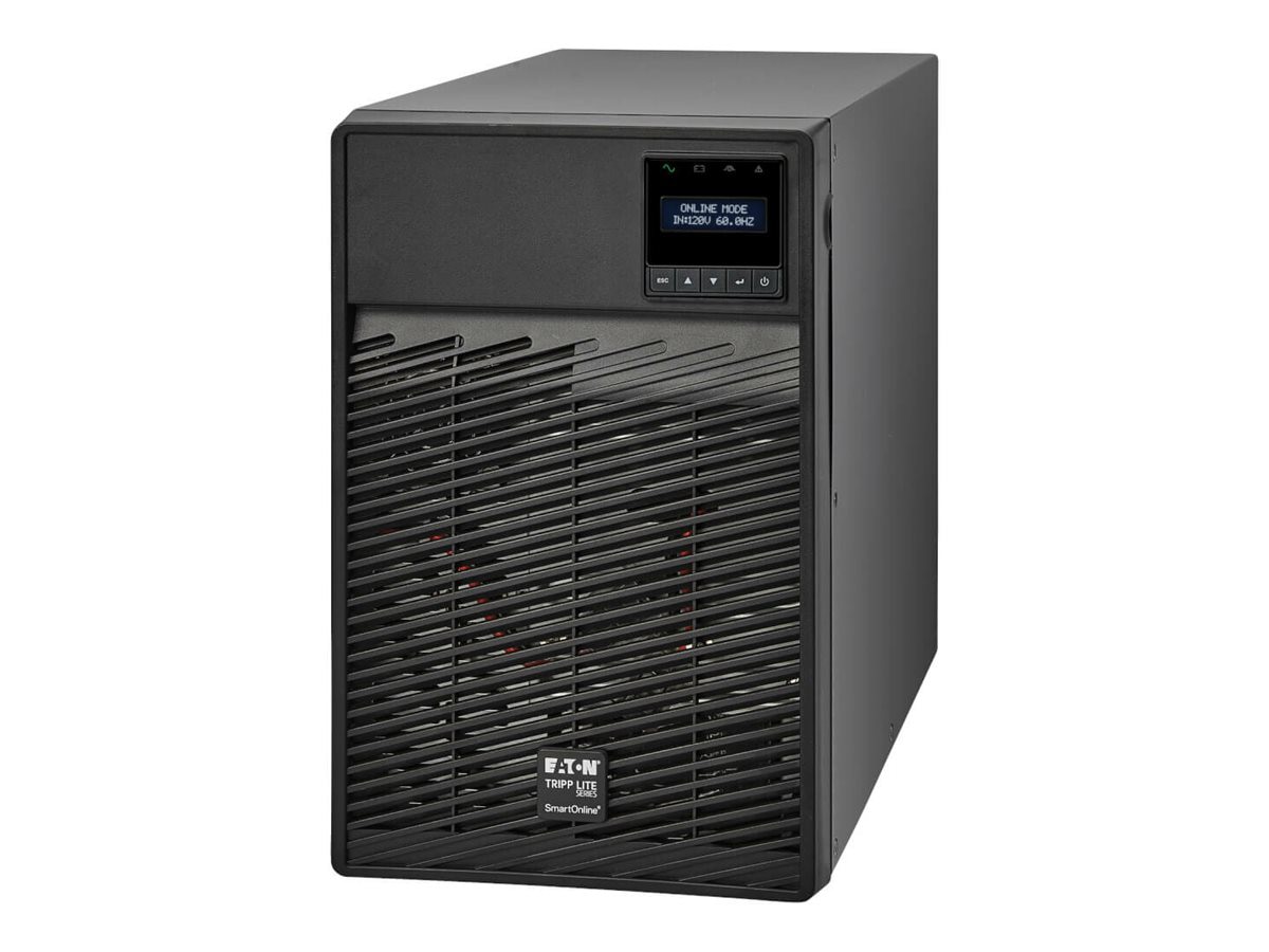 Eaton Tripp Lite Series SmartOnline 120V 700VA 630W Double-Conversion UPS, 6 Outlets, Network Card Option, LCD, USB,