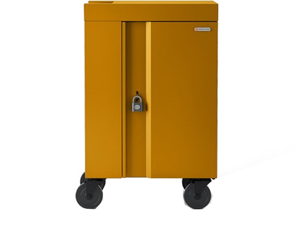 Bretford 24-Unit CUBE Cart Mini Charging Cart - Mustard