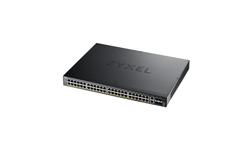 Zyxel 48 Port GbE Layer 3 Access PoE+ Switch with 6x10G Uplink