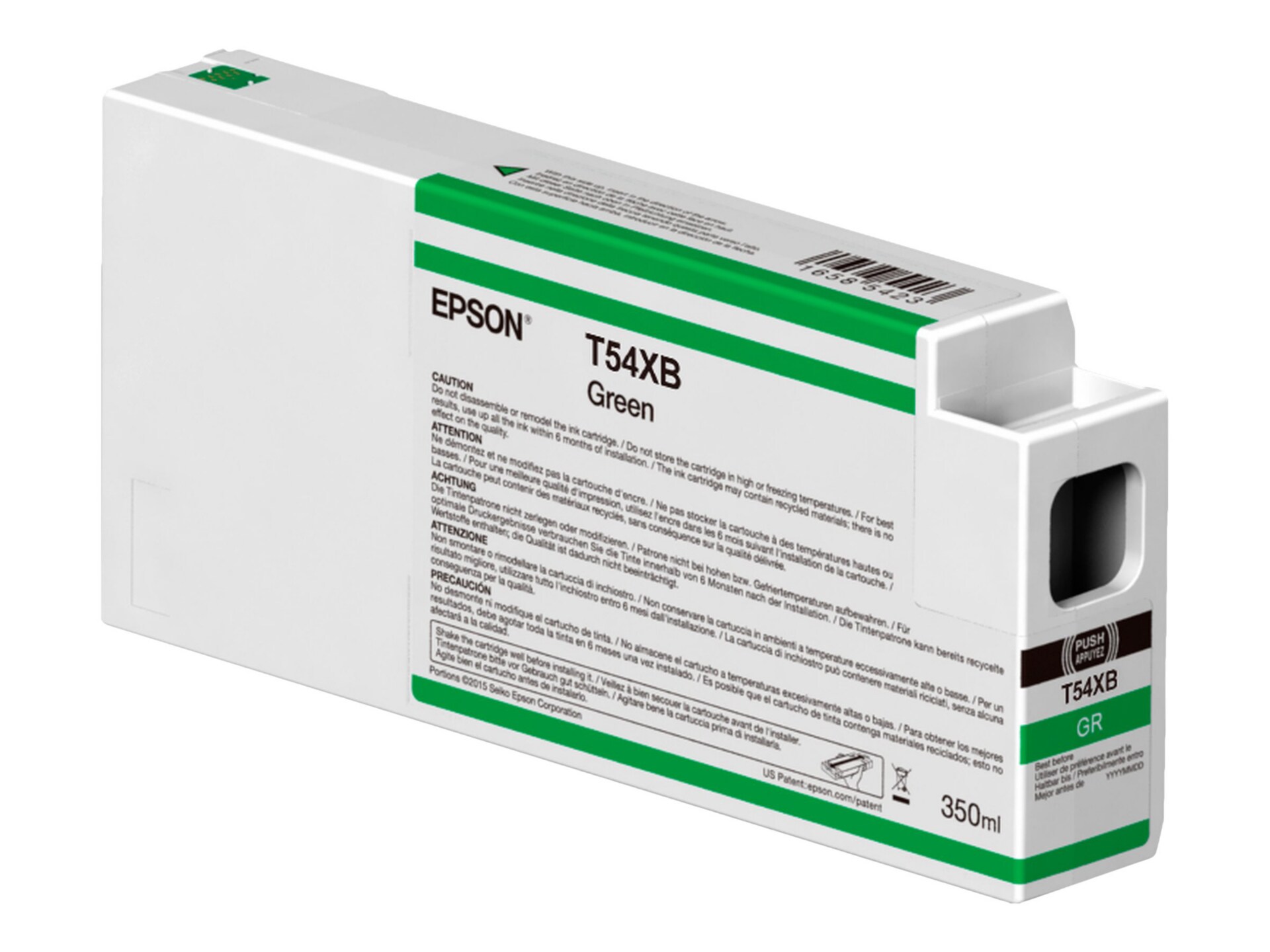 Epson T54XB - green - original - ink cartridge