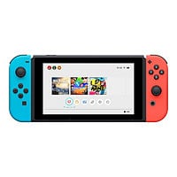 Nintendo Switch with Neon Blue and Neon Red Joy-Con - game console - black,