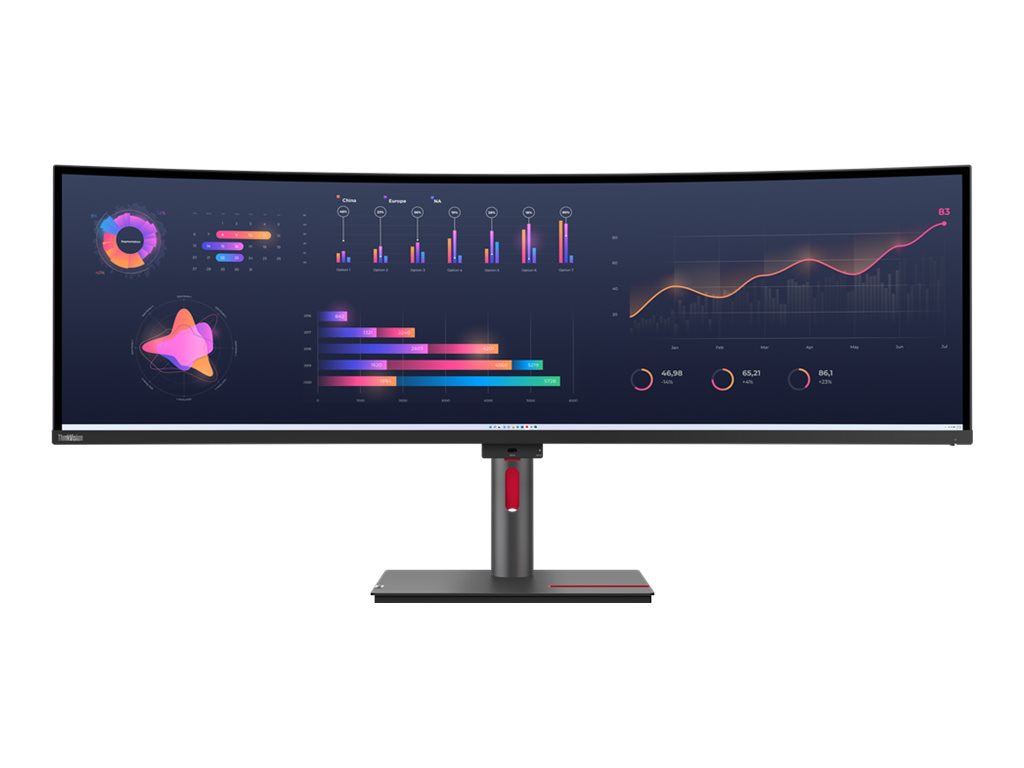 Lenovo ThinkVision P49w-30 - LED monitor - curved - 49" - HDR
