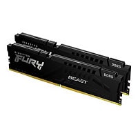 Kingston FURY Beast - DDR5 - kit - 64 Go: 2 x 32 Go - DIMM 288 broches - 5600 MHz / PC5-44800 - mémoire sans tampon