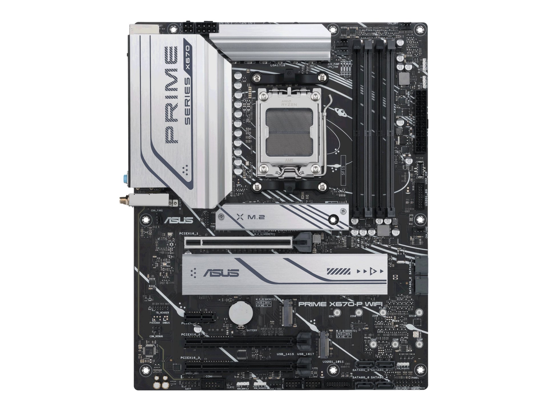 ASUS Prime X670-P WIFI - carte-mère - ATX - Socket AM5 - AMD X670