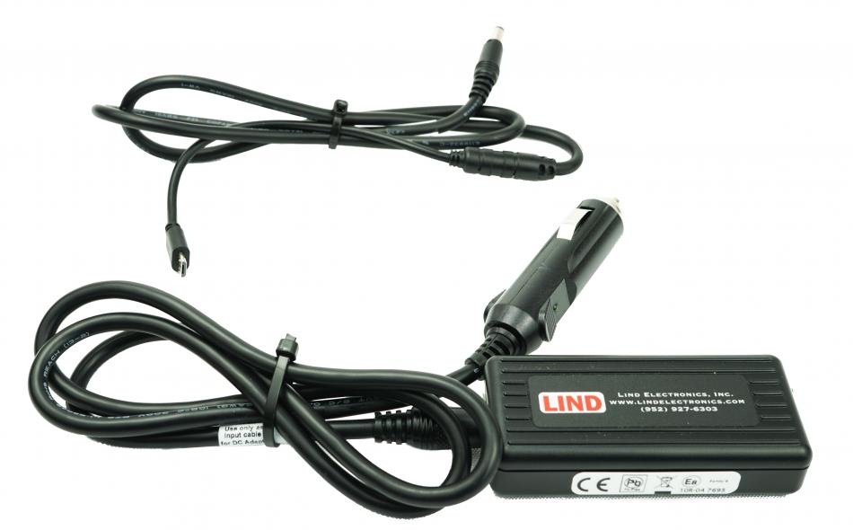 Lind USB-C 11-16V Auto Power Adapter with Cigarette Plug Input