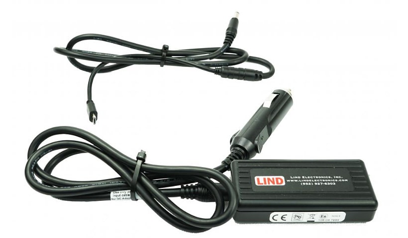 Lind USB-C 11-16V Auto Power Adapter with Cigarette Plug Input