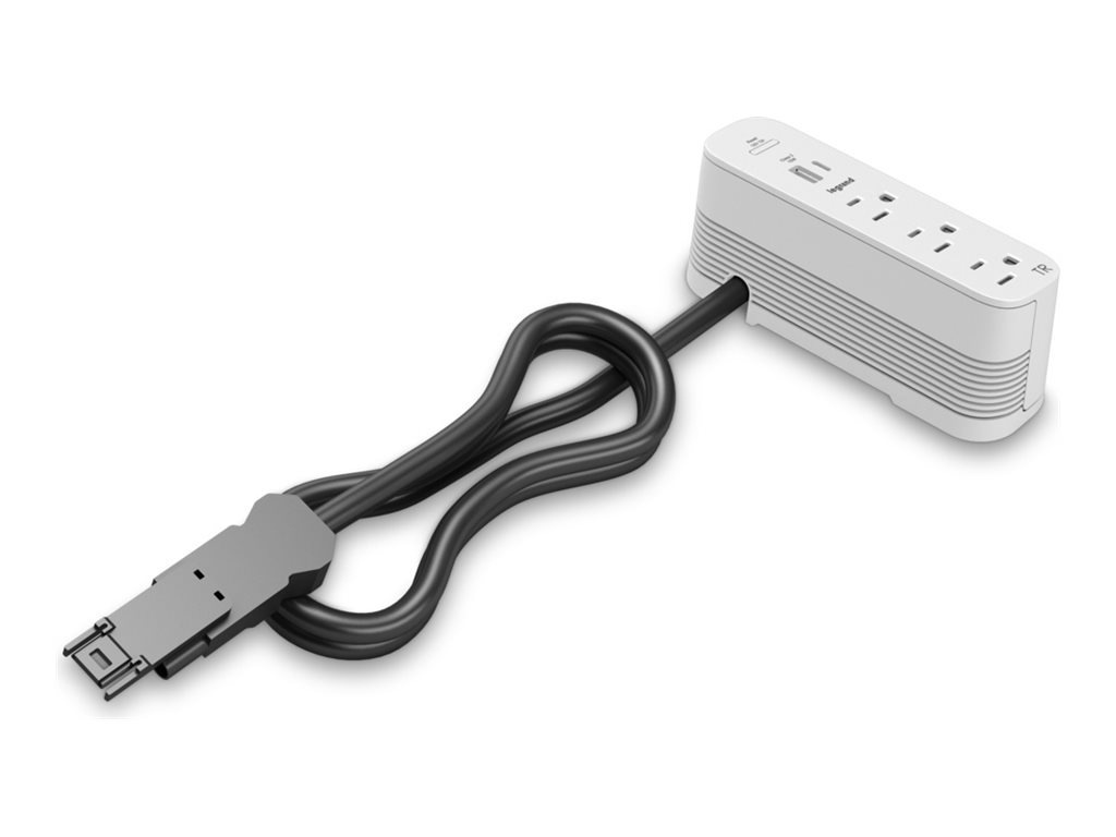 Wiremold ModPower Series On-Surface End Unit - White