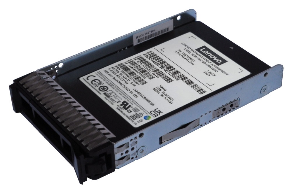 Lenovo ThinkSystem PM893A Read Intensive 2.5" 3.84TB SATA 6Gbps Solid State