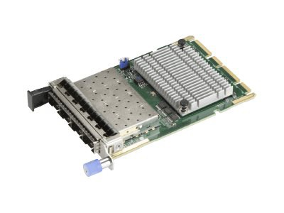 Supermicro - network adapter - Advanced I/O Module (AIOM) + 10 Gigabit SFP+ x 4