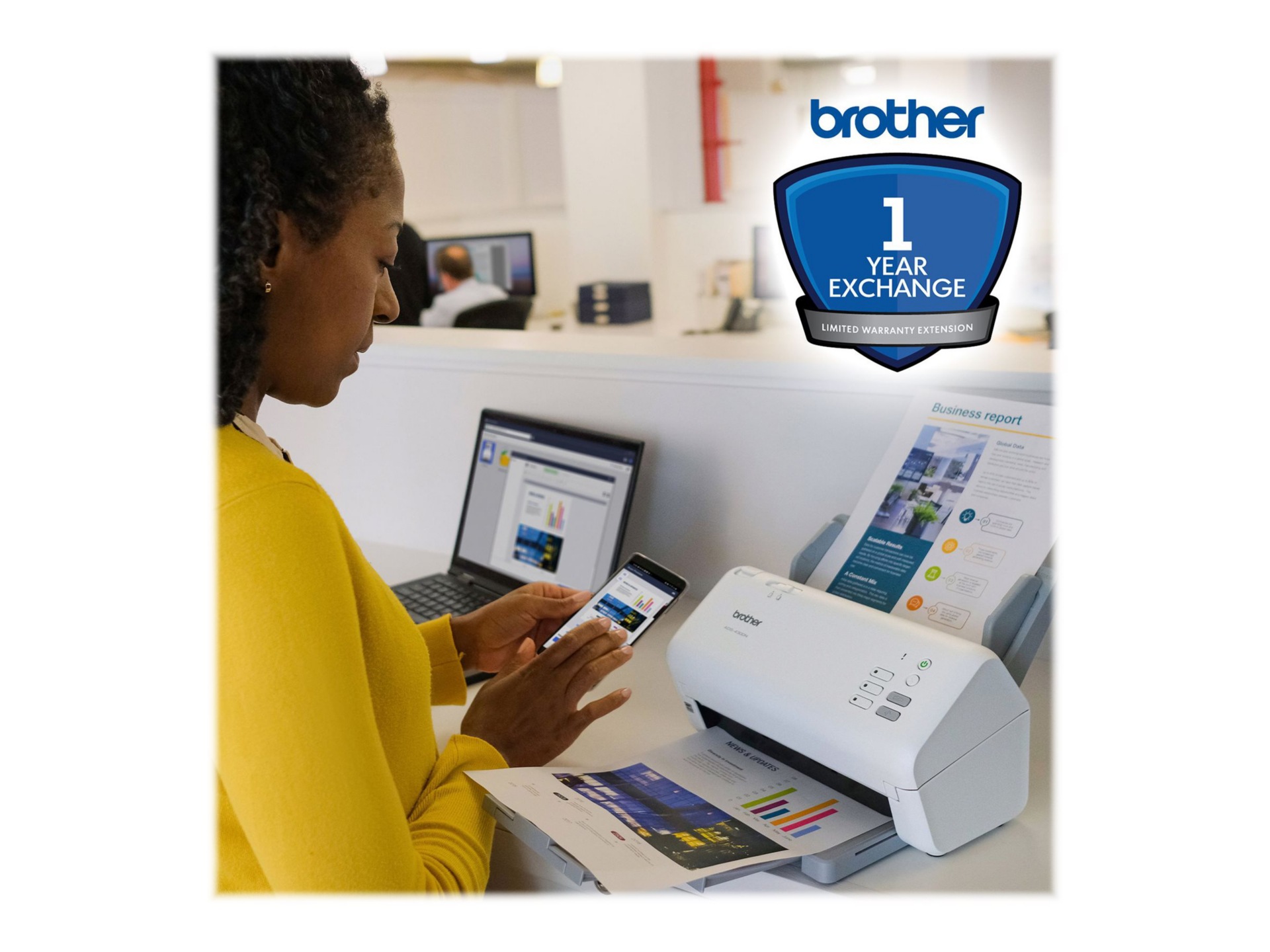 Brother Exchange Warranty - 1 year - shipment