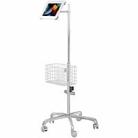 CTA Digital Medical Rolling Cart with Articulating Arm & Accessories for iP