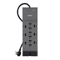 Belkin 12-Outlet Home/Office Surge Protector with 8-foot cord - 12 AC Outlets, 3940 Joules - 8ft cable - Surge Protector