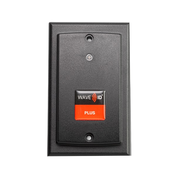 RF IDeas WAVE ID Plus V2 Keystroke Wall Mount USB Reader - Black