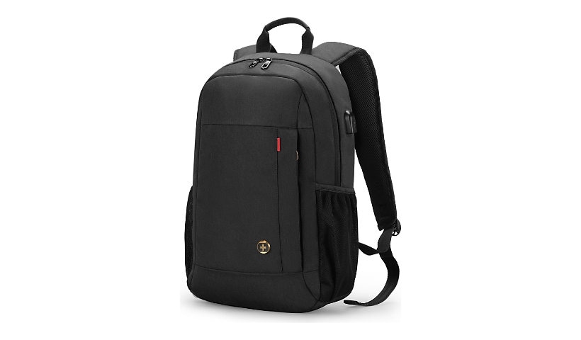 Swissdigital ARBON SD1634-01 Carrying Case Backpack for 15.4" Laptop - Black