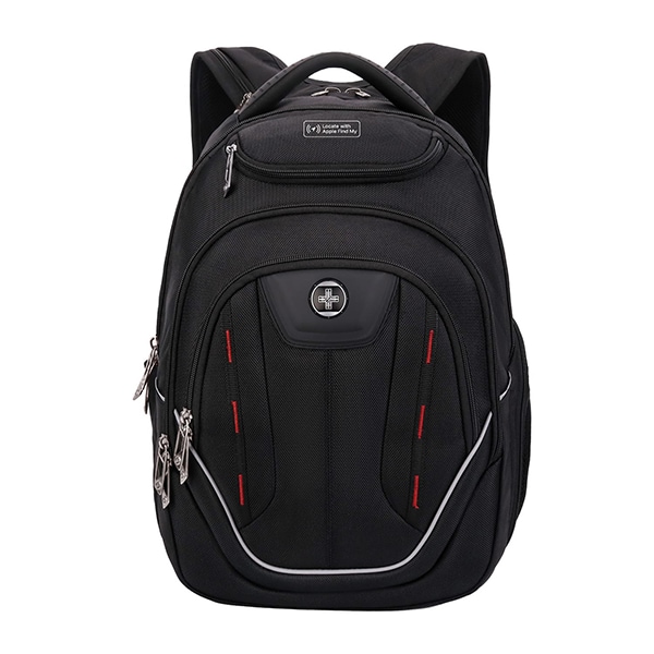 Swissdigital TERABYTE J16BTFB-41 Carrying Case Backpack for 15.6" Laptop With Finder - Black / Red