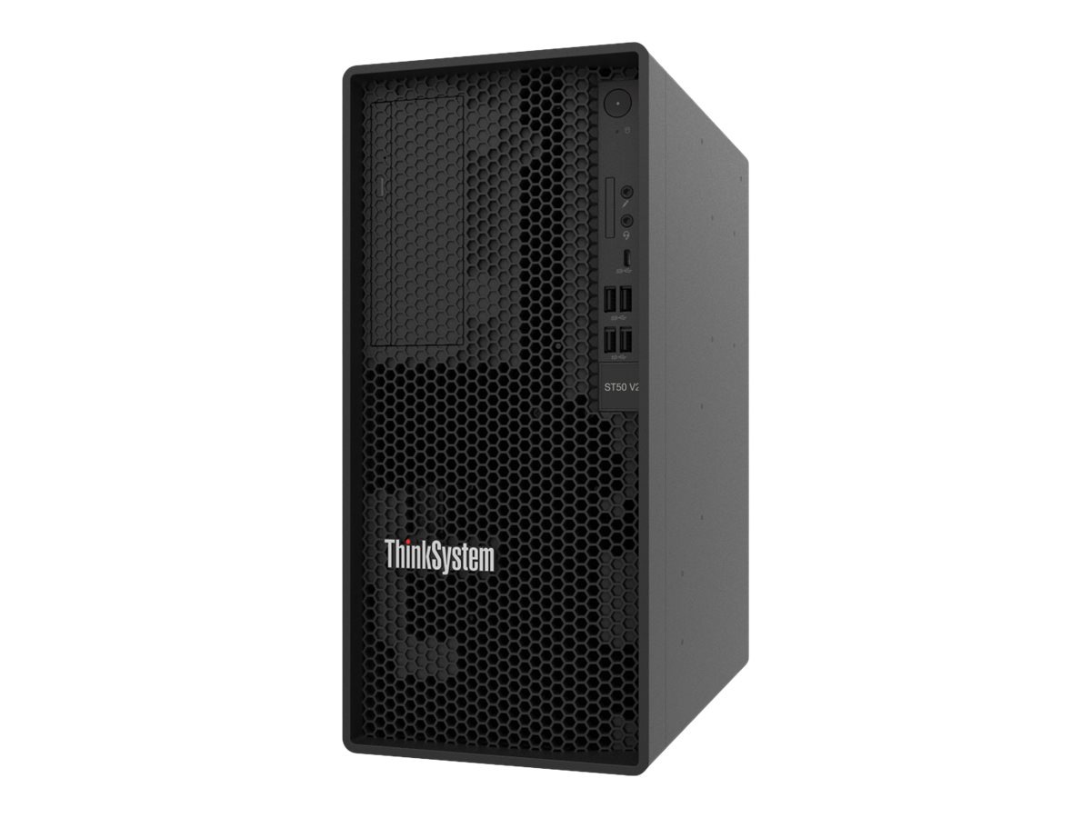 Lenovo ThinkSystem ST50 V2 - tour - Xeon E-2324G 3.1 GHz - 16 Go - aucun disque dur