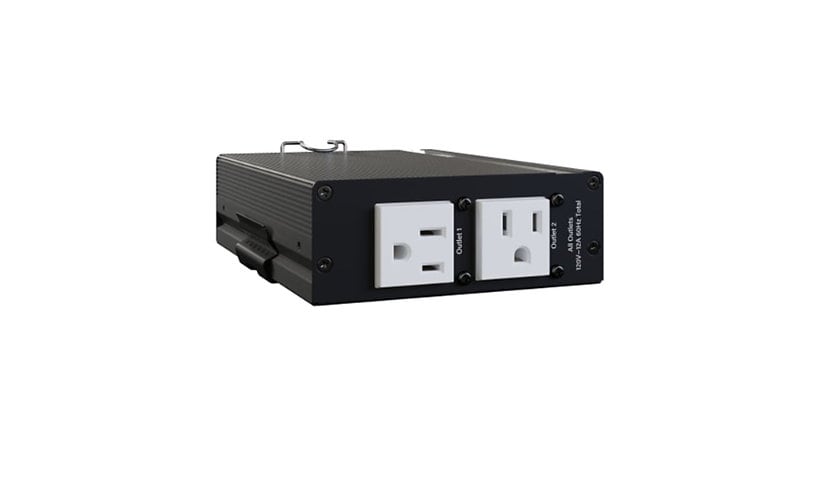 Middle Atlantic NEXSYS 2 Outlet 15A Compact Power PDU with Multi-Stage Surge Protection