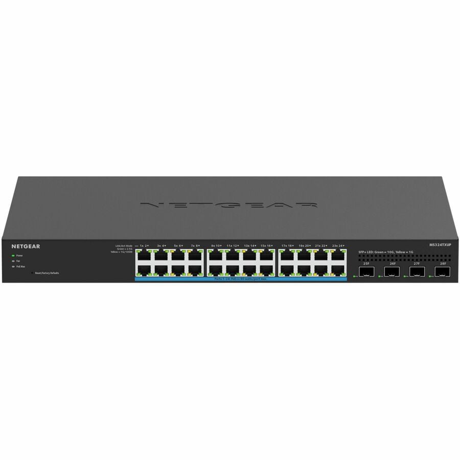 Netgear 24-Port Multi-Gigabit (2.5G) Ethernet Ultra60 PoE++ Smart Switch wi