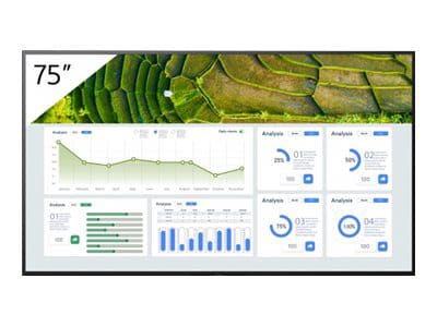 Sony Bravia Professional Displays FW-75BZ30L BZ30L Series - 75" LED-backlit LCD display - 4K - for digital signage