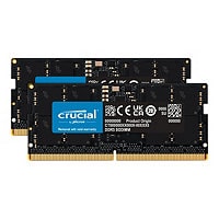 Crucial - DDR5 - kit - 32 Go: 2 x 16 GB - SO-DIMM 262-pin - 4800 MHz / PC5-