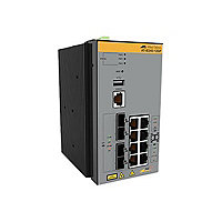 Allied Telesis AT IE340-12GP - switch - 8 ports - managed - TAA Compliant