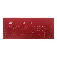 KSI 104 USB RFID Keyboard - Red