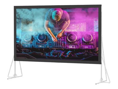Da-Lite Heavy-Duty Fast-Fold Deluxe Screen System - Portable Folding Frame Projection Screen - 189in Screen