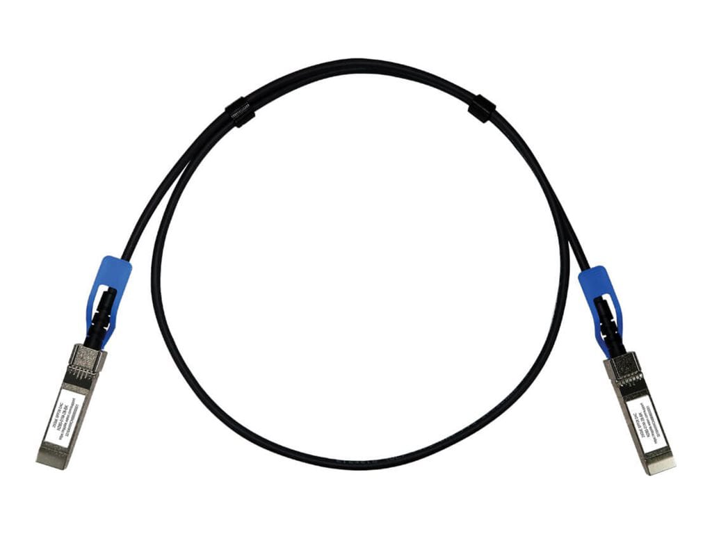 Eaton Tripp Lite Series SFP28 to SFP28 25GbE Passive Twinax Copper Cable (M/M), SFP-H25G-CU1M Compatible, Black, 1 m