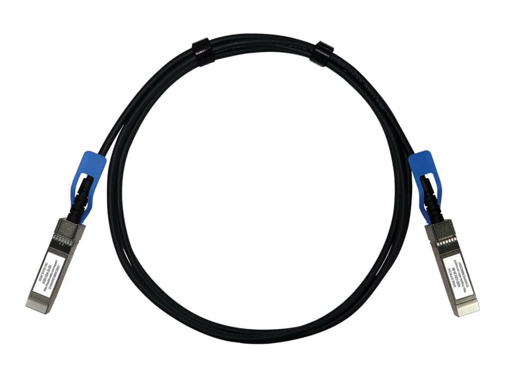 Tripp Lite 2m SFP28 to SFP28 25GbE Passive Twinax Copper Cable M/M SFP-H25G-CU1M Compatible - Black