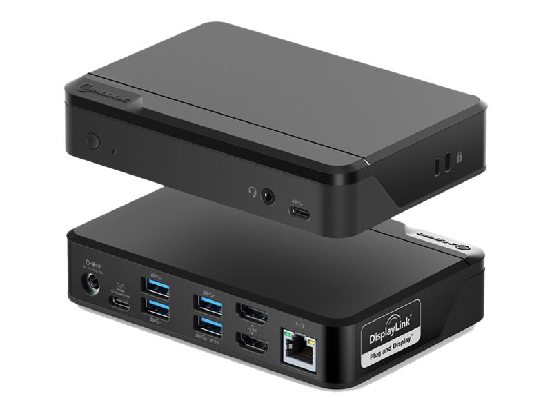 ALOGIC Universal Twin HD Pro Docking Station - docking station - USB-C - HDMI - 1GbE
