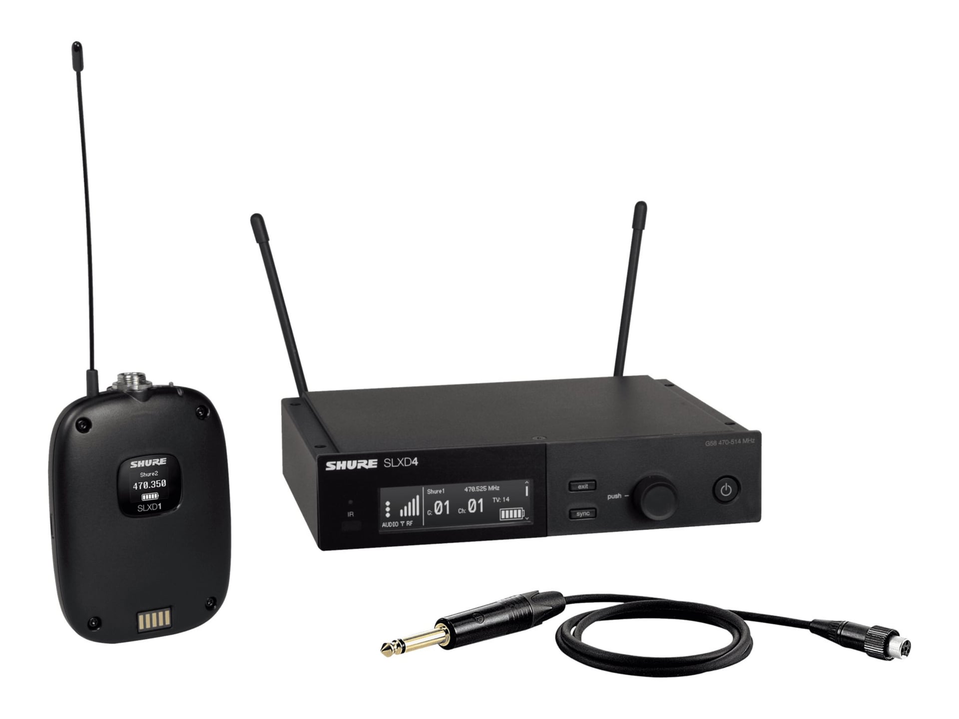 Shure SLXD14 - wireless audio delivery system for microphone