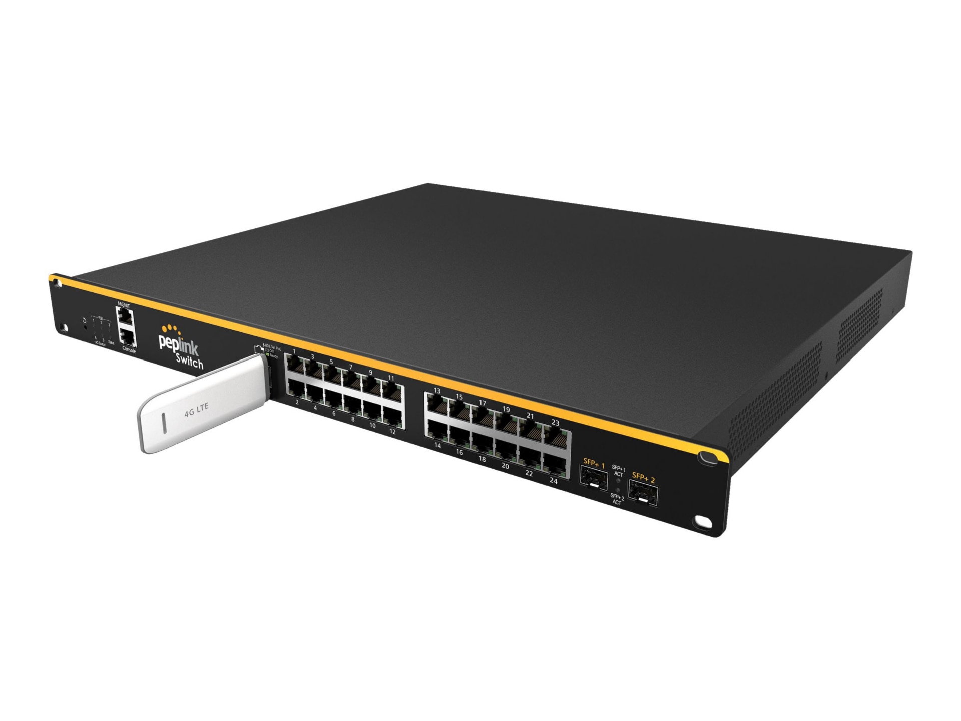 Peplink SD - switch - 24 ports - managed - rack-mountable