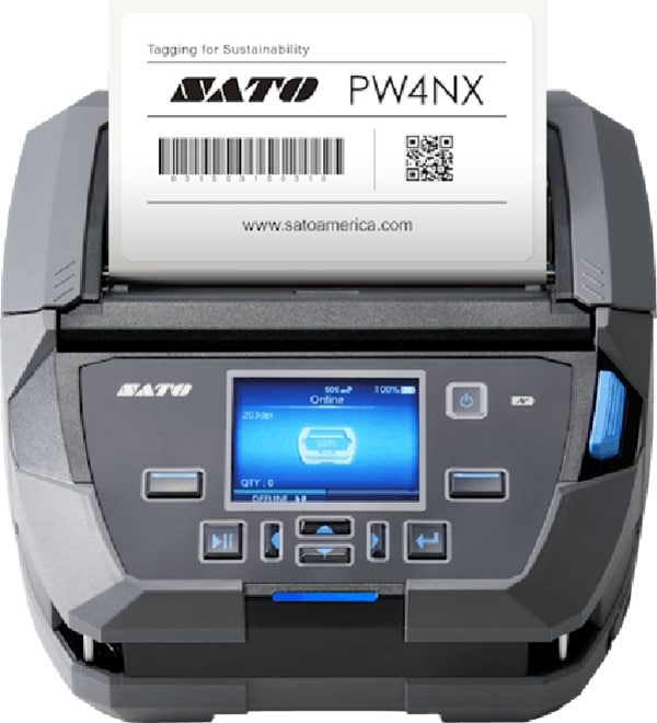 SATO PW4NX 203dpi Mobile Label Printer