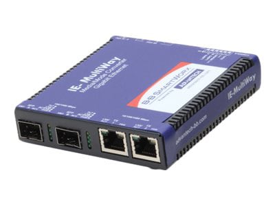 Advantech IIMC-574I series IMC-574I-SFP-PS - media converter - 10Mb LAN, 10