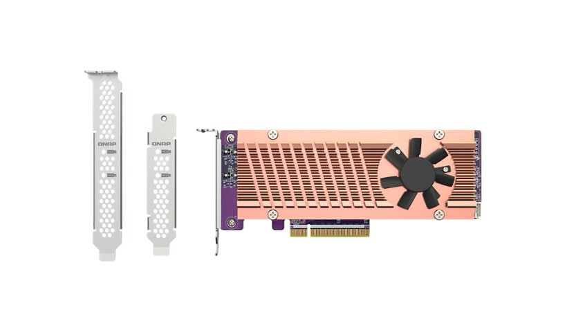 QNAP QM2-2P-384A - storage controller - PCIe 3.0 - PCIe 3.0 x8