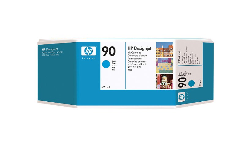 HP 90 225-ml Cyan Ink Cartridge (C5060A)
