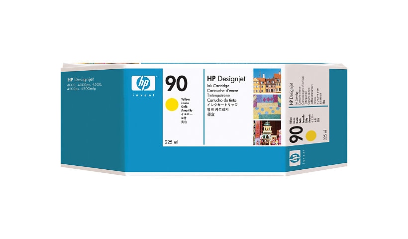 HP 90 225-ml Yellow Ink Cartridge (C5064A)
