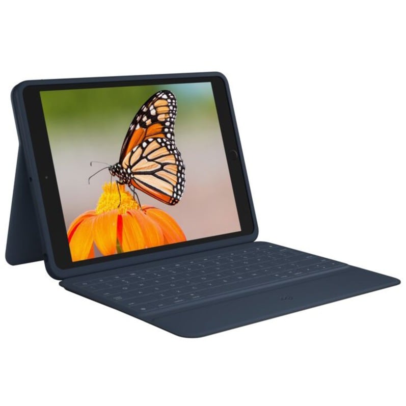 Logitech Rugged Combo 3 Rugged Keyboard/Cover Case (Folio) Apple, Logitech iPad (8th Generation), iPad (7th Generation),