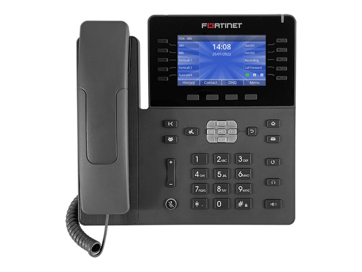 Fortinet FortiFone FON-480B - téléphone VoIP - avec Interface Bluetooth