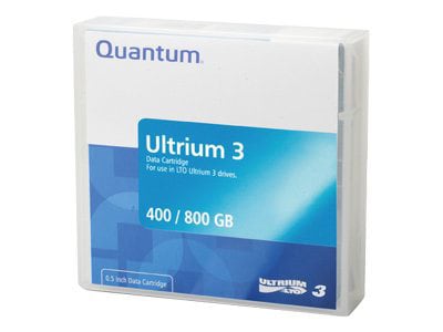 Quantum - LTO Ultrium 3 x 1 - 400 GB - storage media