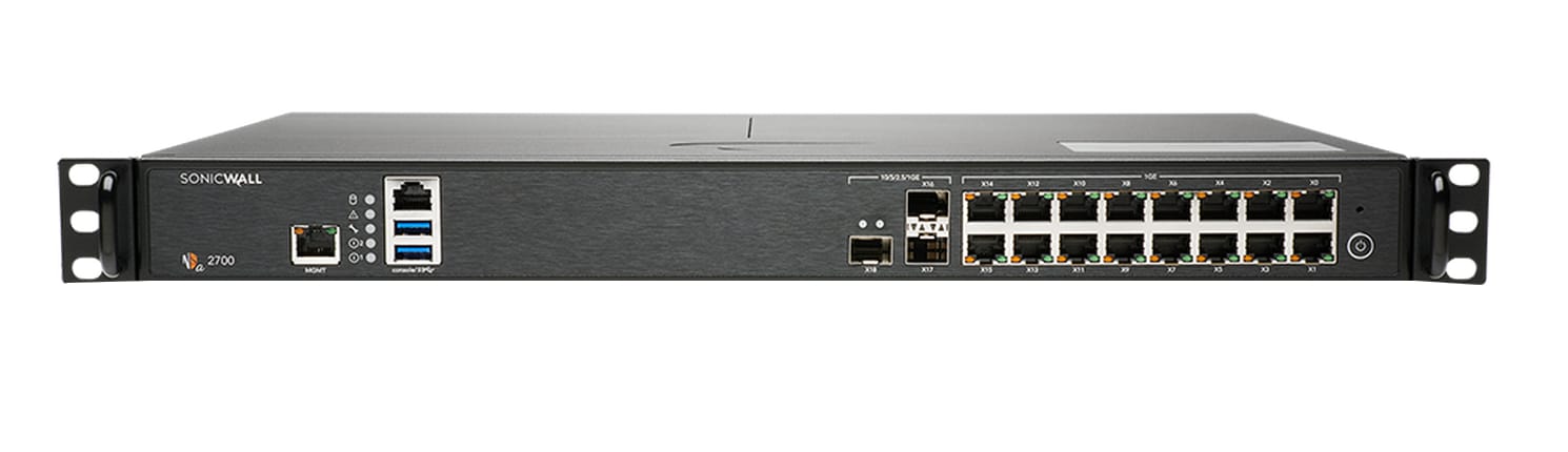 SonicWall NSA 2700 Promotional Tradeup Security Appliance with 3 Year Essential Protection Service Suite