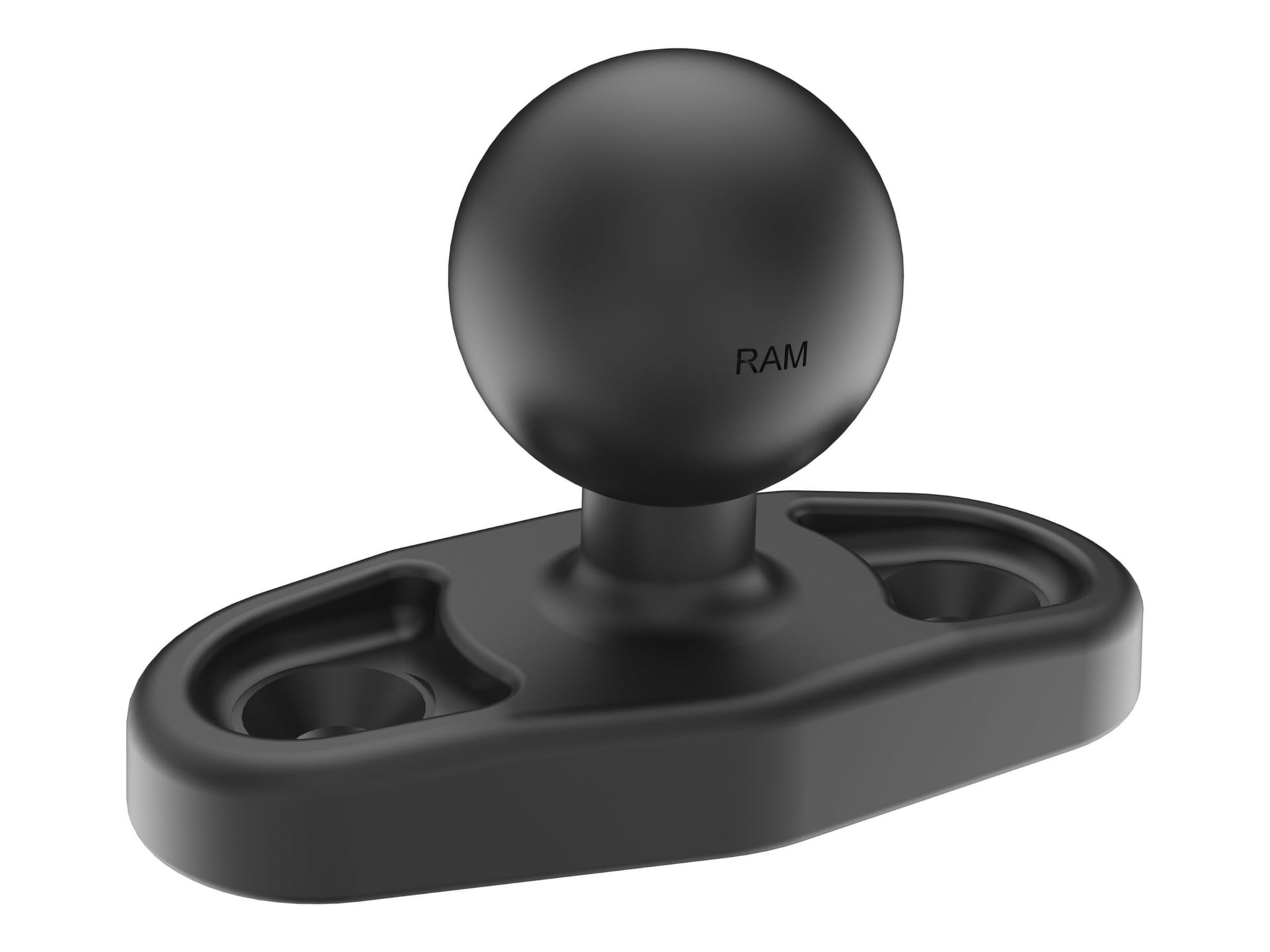 RAM - rail base with ball - with 2 3/8" 2-hole pattern - size C