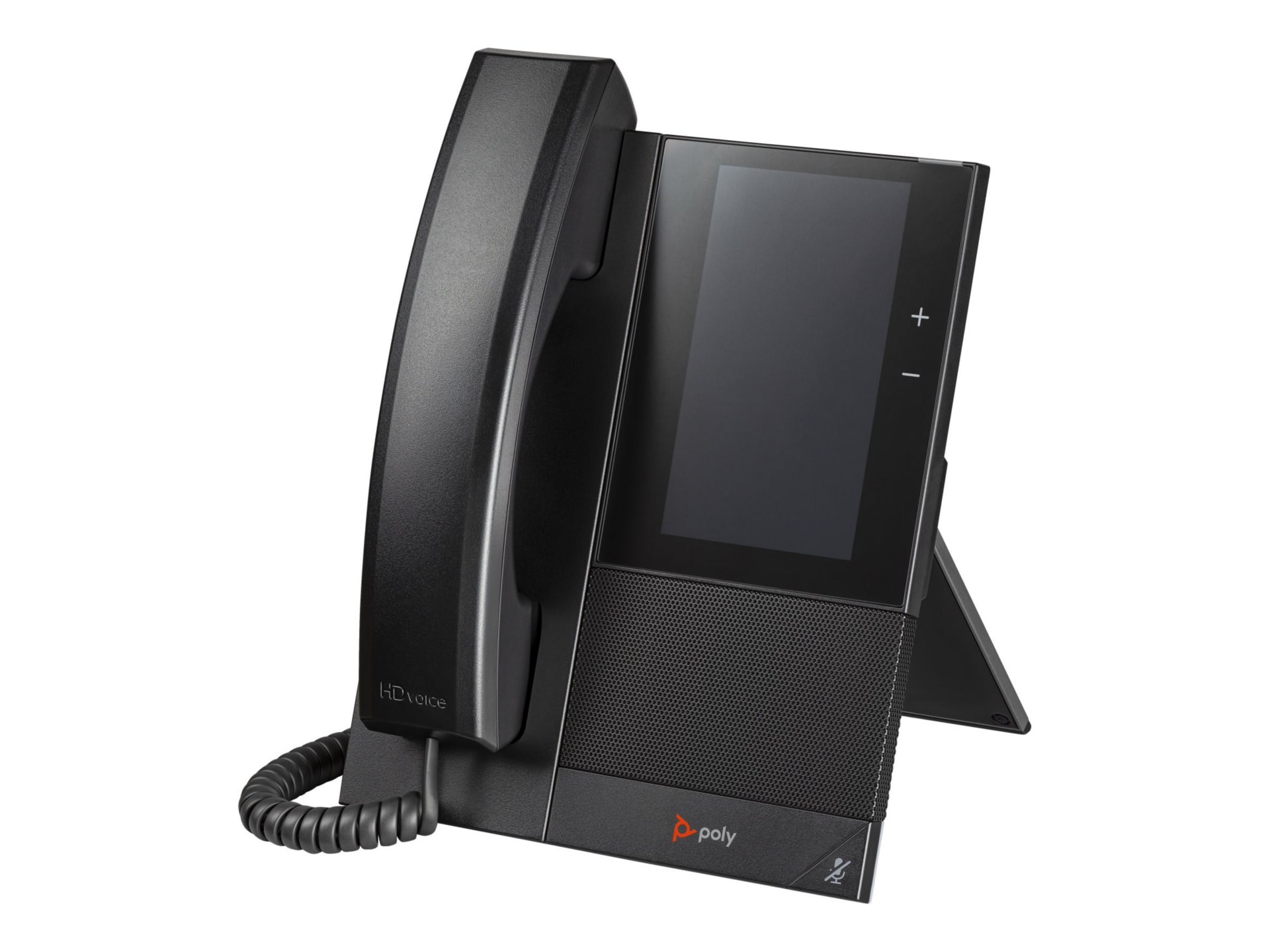 Poly CCX 500 IP Phone - Corded - Corded - Bluetooth - Desktop, Wall Mountable - Black