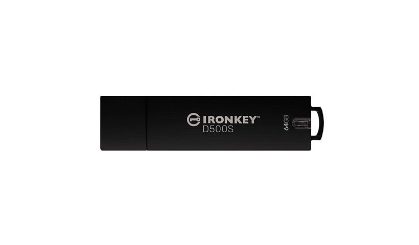 Kingston IronKey D500S - USB flash drive - 64 GB - TAA Compliant