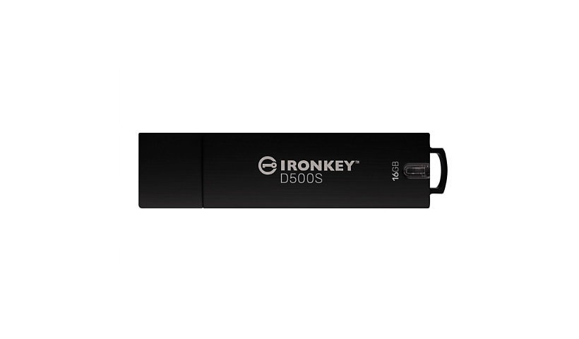 Kingston IronKey D500S - USB flash drive - 16 GB - TAA Compliant