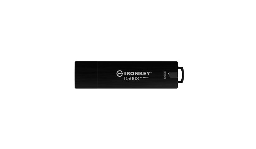 Kingston IronKey D500SM - USB flash drive - 64 GB - TAA Compliant