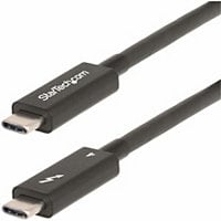 StarTech.com 6ft (2m) Active Thunderbolt 4 Cable, 40Gbps, 100W PD, 4K/8K Video, Intel-Certified, Compatible