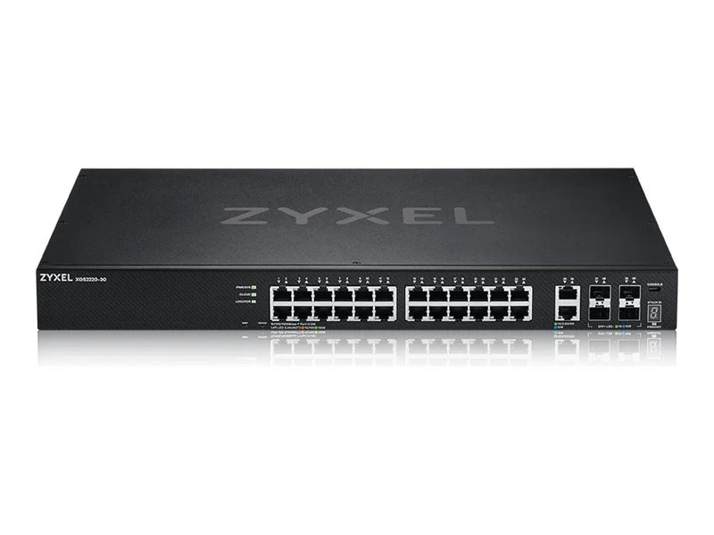 Zyxel XGS2220 Series XGS2220-30 - switch - 24 ports - managed - rack-mountable