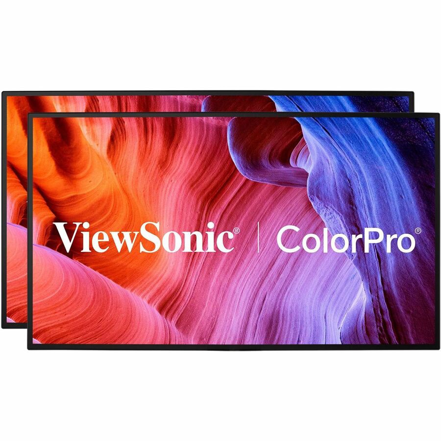 ViewSonic VP2468A_H2 24-Inch Dual Pack Head-Only IPS 1080p Monitor with Advanced Ergonomics, 100% sRGB REC 709, 14-bit